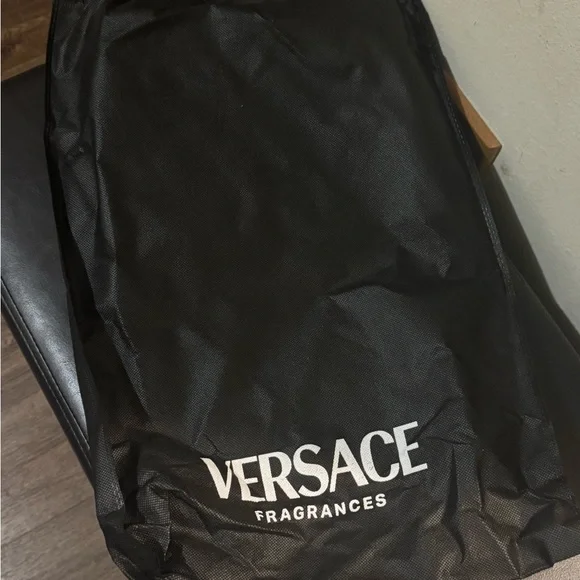 Versace Black and White Duffel Bag